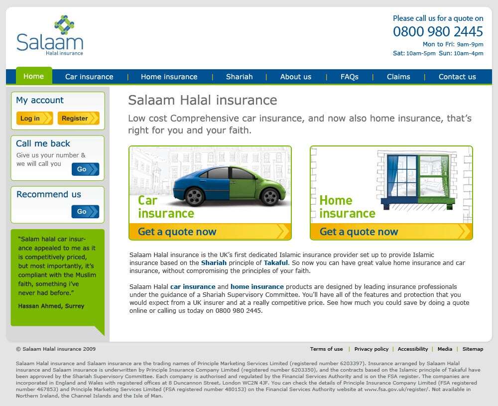 Salaam Halal Insurance Salaam Halal Insurance